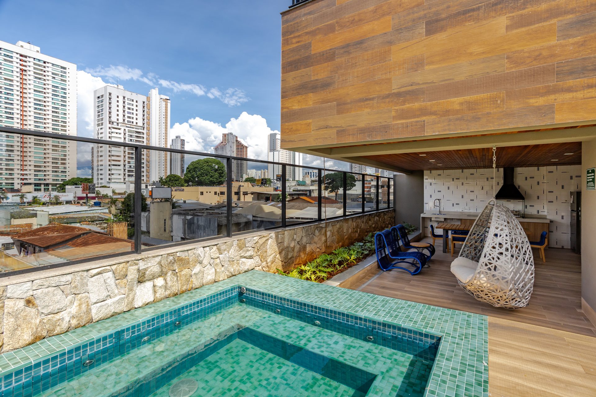 Foto do espaço gourmet do Casa Brasileira Consciente